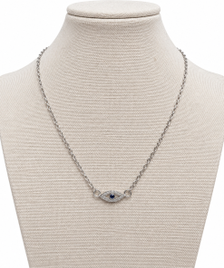 Necklace- Small evil eye ( colour options )