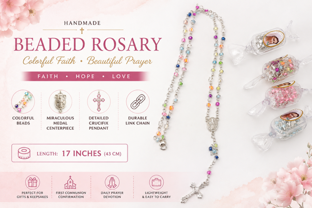 ROSARY & Candy Gift Box