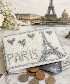 Eiffel Tower white/grey