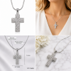 Austrian Crystal Pavé Cross Necklace (Copy)