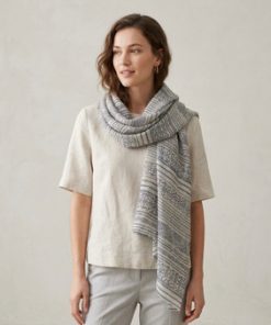 Lines and windmill design Print Scarf