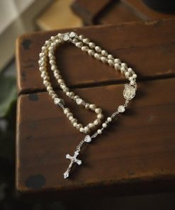 Rosary Long Mary and cross