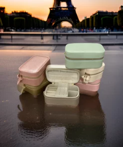 Jewelry Box Travel Case-Compact Organizer (Assorted Colors)