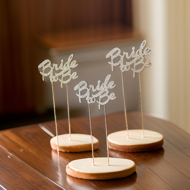 Cake Topper - Bride To Be (colour options)
