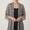 Shawl  shine glitter silver or black