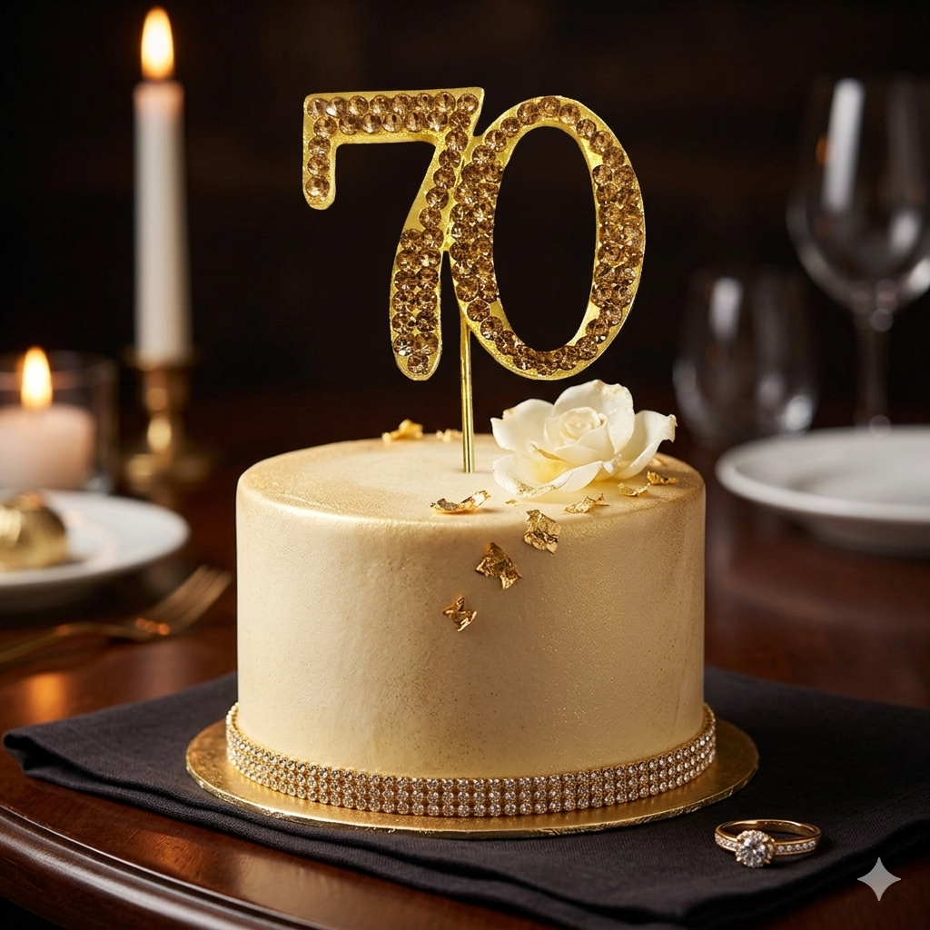 Cake Topper - Double Number SIZE 4.5cm