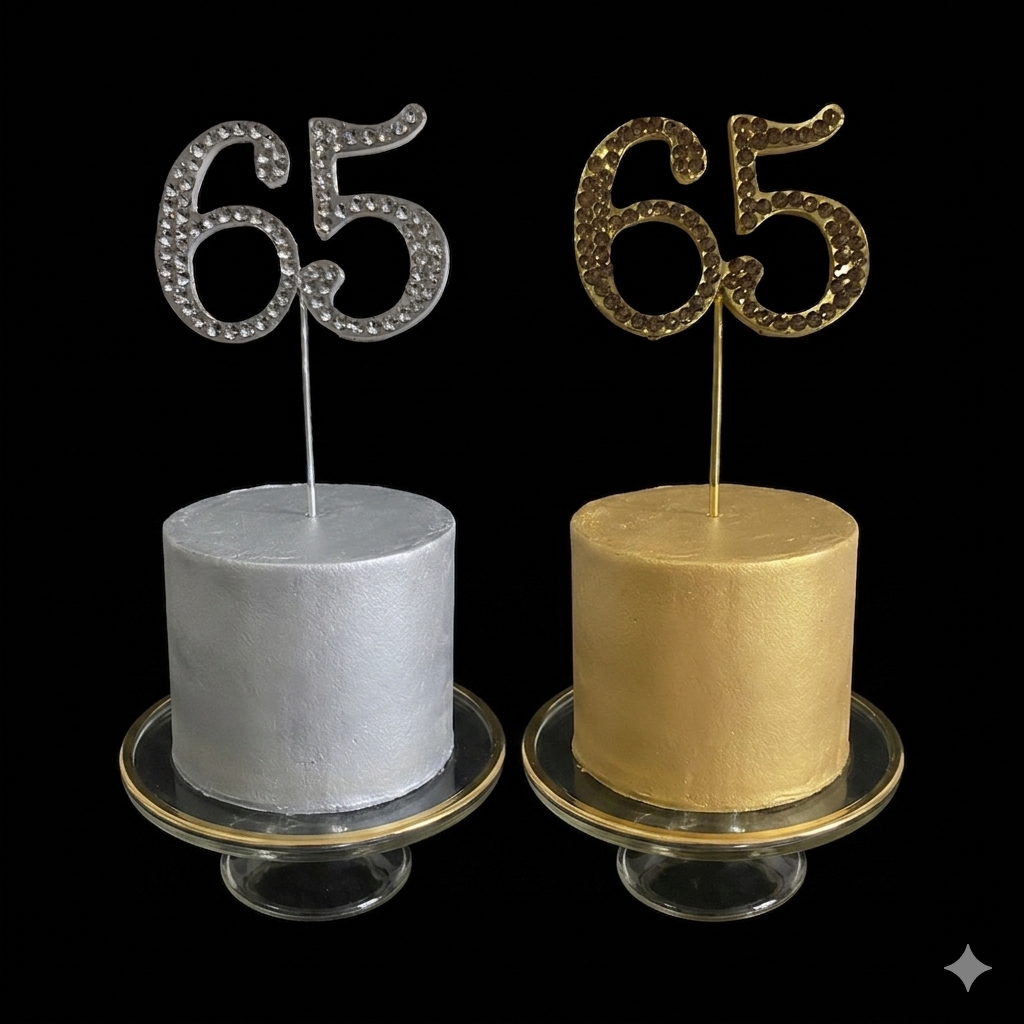 Cake Topper - Double Number SIZE 4.5cm - Image 2