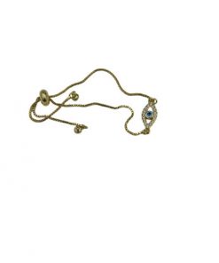 Bracelet evil eye Gold chain  0770