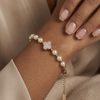 Clover Flower Rose Gold Bracelet