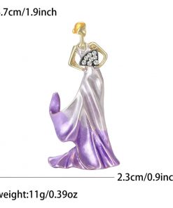 Chic Lady Statement Brooch