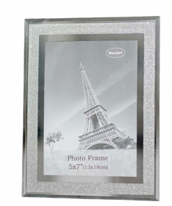 Alternative view of Glitter Crystal Glass Photo Frame