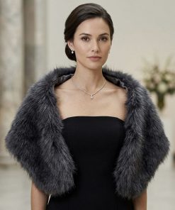 Alternative view of Luxe Faux Fur Shawl Collection