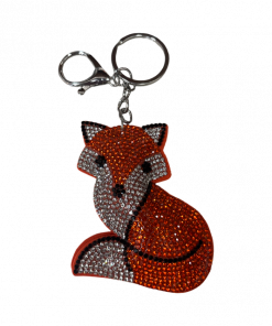 Rhinestone Fox Charm Collection