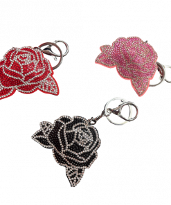 Rhinestone Rose Charm Collection