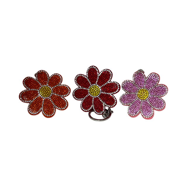 Rhinestone Daisy Charm Collection