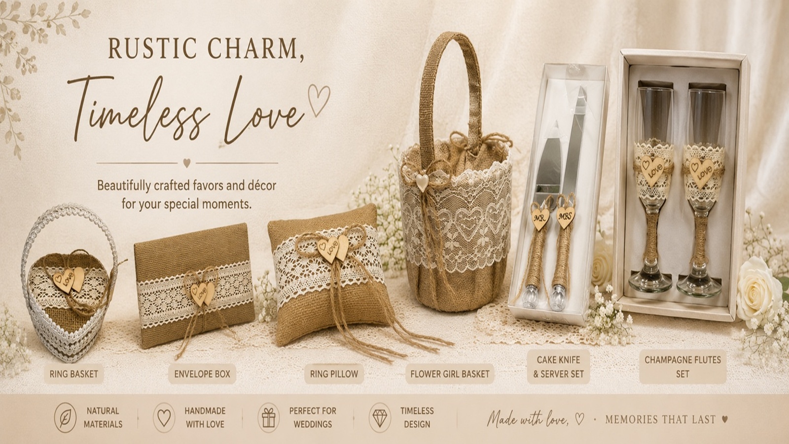 Rustic Lace Wedding Collection