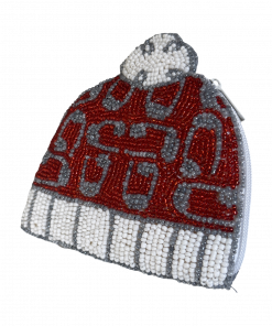 Alternative view of Hat Shape, Winter, Red & White