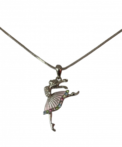 Ballerina Necklace -Multi Colour Crystals on Dress