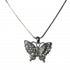 Austrian Crystal Butterfly Necklace