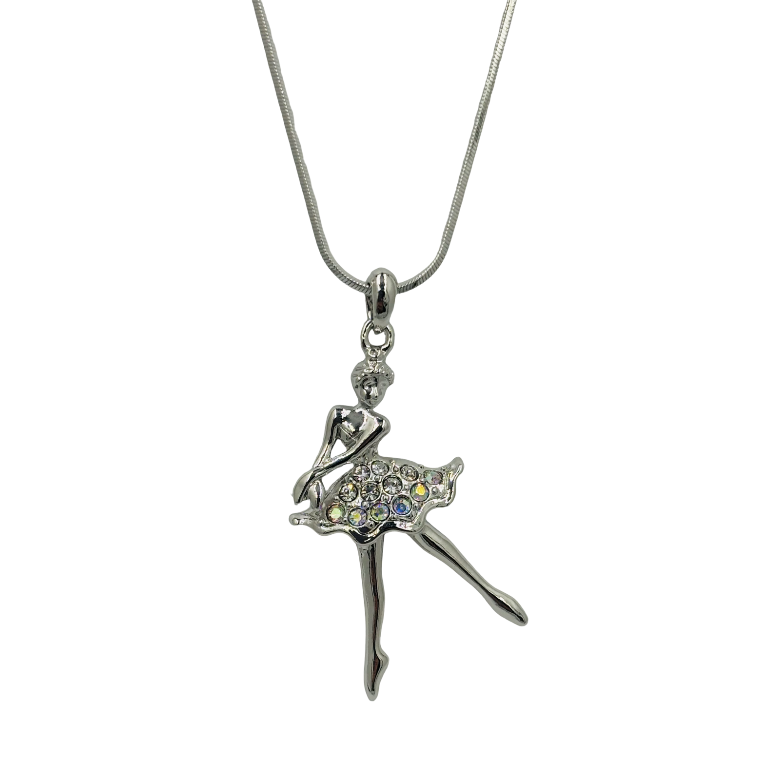 Necklace - Ballet Dancer, Toe out hands Pose - Image 2