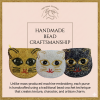 Handmade Beaded Cat Coin Purse
