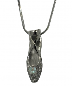 Alternative view of Ballerina's Elegance Crystal Pendant Necklace
