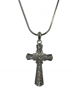Alternative view of Radiant Faith Cross Pendant Necklace