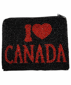 Alternative view of I Love Canada Handmade Beaded Coin Purse