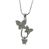 Austrian Crystal Butterflies Necklace