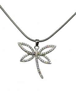 CZ Dragonfly Necklace