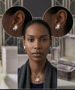 Alternative view of Austrian Crystal Grand Piano Necklace or Earring