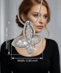 Alternative view of Necklace - Thick Butterfly slanted
