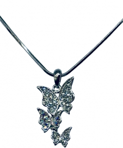 Necklace - Three Butterflies