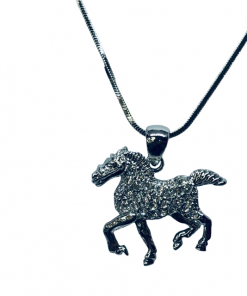 Austrian Crystal Horse Necklace