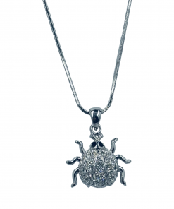 Lucky Ladybug Crystal Necklace