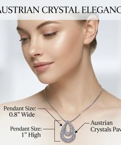 Alternative view of Austrian Crystal Elegance Necklace Collection