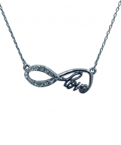 Alternative view of Necklace Infinity Love