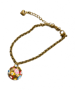 Bracelet or Anklet big evil eye ball size 12mm