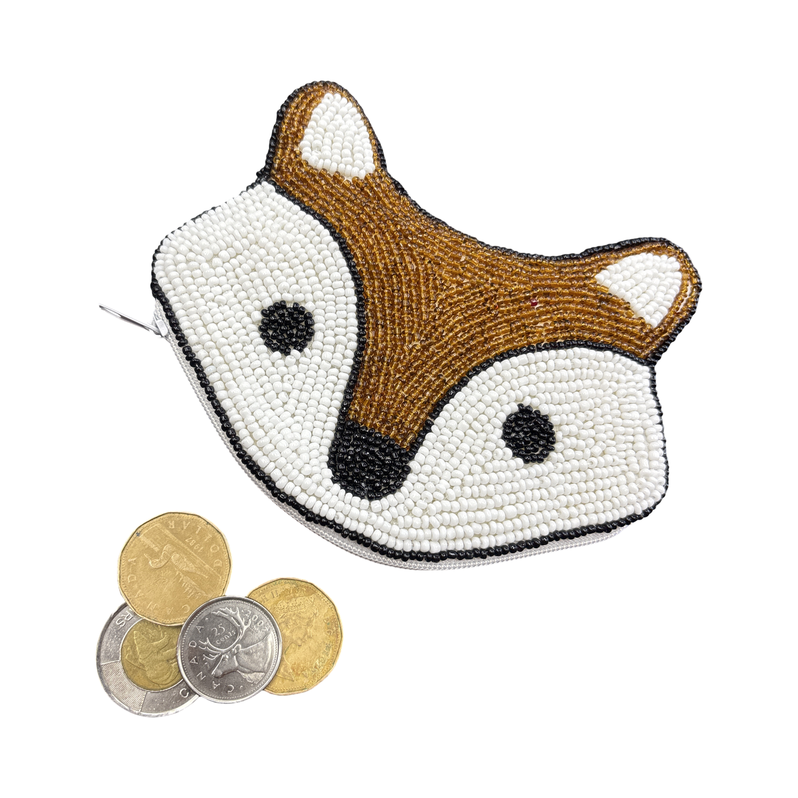 Beaded Fox Coin Purse - Image 2