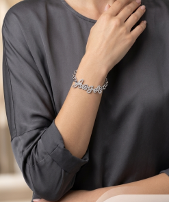 Alternative view of Austrian Crystal  Bracelet Angel