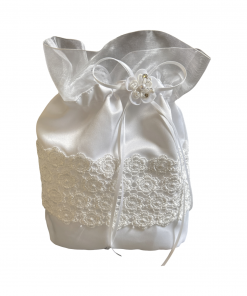 Alternative view of Bridal Essentials Lace Drawstring Bag