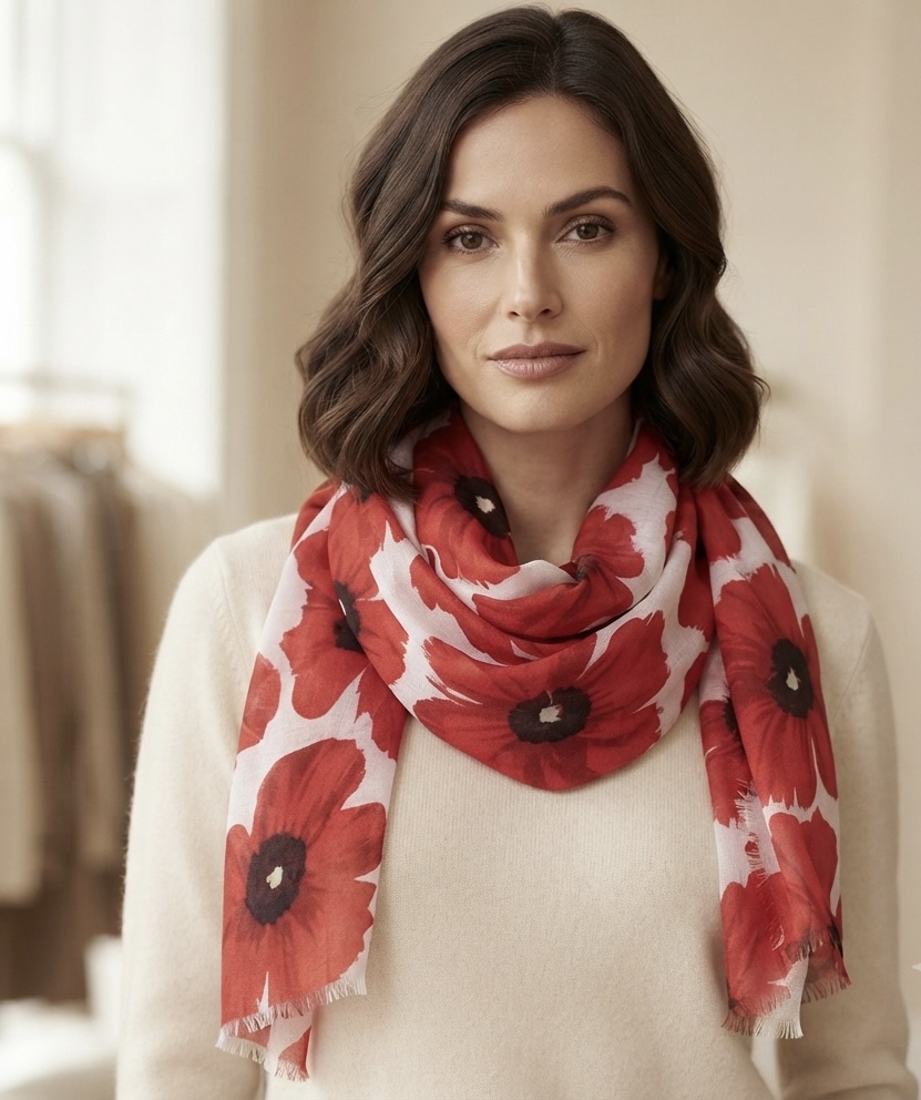 Fashion Scarf Poppy