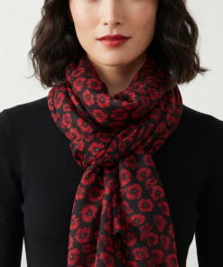 Poppy Blossom Scarf