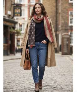 Scarf- USA, Stars and Stripes