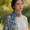 Butterfly scarf