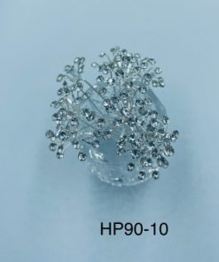 Hair pin for hair decoration 20 pcs set stars rhinestones clear