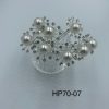 Hair pin for hair decoration 12 pcs set rhinestones clear and pearl