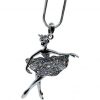 Ballerina Necklace -AB Crystal with Crown