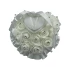 Heart-Shaped Roses Wedding Ring