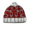 Hat Shape, Winter, Red & White